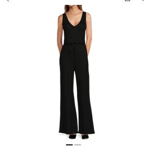 Beyond Yoga Black Wide-Leg Jumpsuit